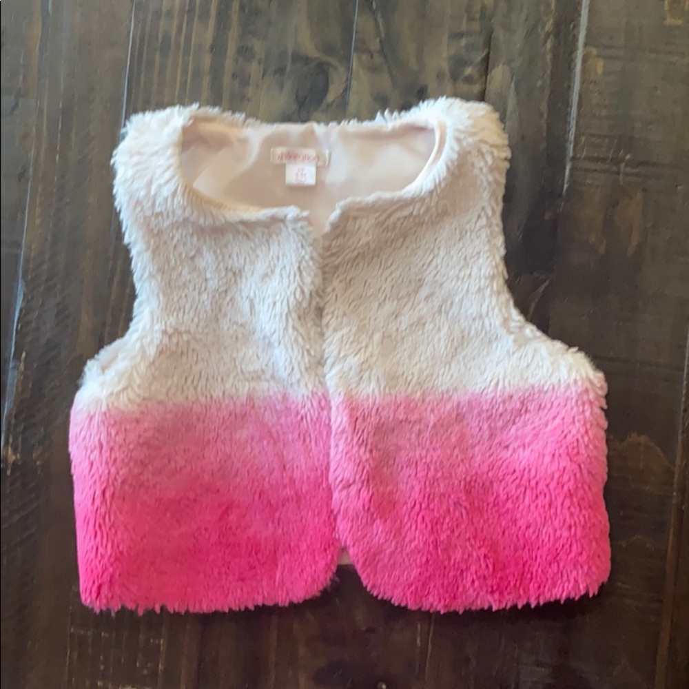 Faux fur vest *6/6x girls*